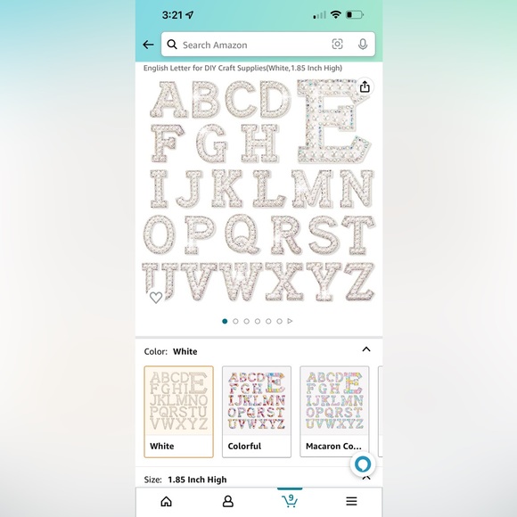 Iron on letters - Picture 2 of 2